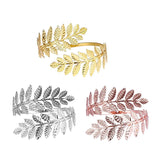 Maxbell 3pcs Swirl Leaf Shape Upper Arm Cuff Armlet Armband Bangle Bracelet