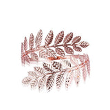 Maxbell 2pcs Swirl Leaf Shape Upper Arm Cuff Armlet Armband Bangle Bracelet Gifts