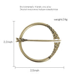Maxbell 2 Pack Viking Norse Brooch Shawl Coat Scarf Pin Medieval Jewellery