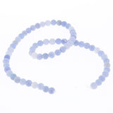 Maxbell Smooth Surface Agate Stone Round Loose Bead for Jewelry Necklace Making 6MM
