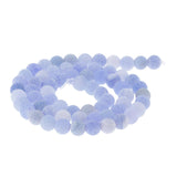 Maxbell Smooth Surface Agate Stone Round Loose Bead for Jewelry Necklace Making 6MM