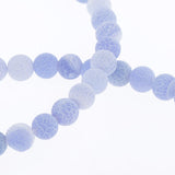 Maxbell Smooth Surface Agate Stone Round Loose Bead for Jewelry Necklace Making 6MM