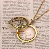 Maxbell 10pcs 5x Magnifying Glass Pendant Dragonfly Skeleton Necklace Lady Jewelry