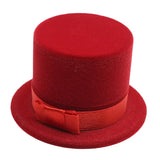 Maxbell Cap Shape Gift Box Lovers Ring Box Display Jewelry Box Organizer Box Red