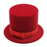 Maxbell Cap Shape Gift Box Lovers Ring Box Display Jewelry Box Organizer Box Red
