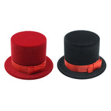 Maxbell Cap Shape Gift Box Lovers Ring Box Display Jewelry Box Organizer Box Red