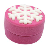 Maxbell Creative Gift Boxes Velvet Ring Box Earring Jewelry Box Organizer Box Pink