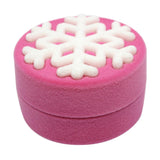 Maxbell Creative Gift Boxes Velvet Ring Box Earring Jewelry Box Organizer Box Pink