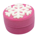 Maxbell Creative Gift Boxes Velvet Ring Box Earring Jewelry Box Organizer Box Pink