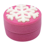 Maxbell Creative Gift Boxes Velvet Ring Box Earring Jewelry Box Organizer Box Pink