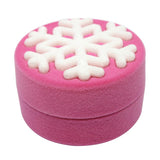 Maxbell Creative Gift Boxes Velvet Ring Box Earring Jewelry Box Organizer Box Pink