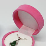 Maxbell Creative Gift Boxes Velvet Ring Box Earring Jewelry Box Organizer Box Pink