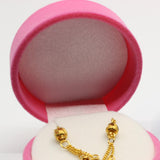 Maxbell Creative Gift Boxes Velvet Ring Box Earring Jewelry Box Organizer Box Pink