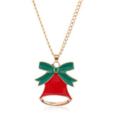 Maxbell Christmas Jewelry Set Necklace Rings Bracelets Earring Decors Bell