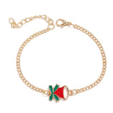 Maxbell Christmas Jewelry Set Necklace Rings Bracelets Earring Decors Bell