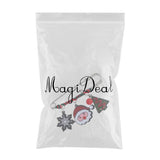 Maxbell Fashion Xmas Snowman Elk Bell Brooch Pin Womens New Year Breastpin Gifts 04
