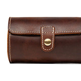 Maxbell Watch Roll Travel Case Watch Rolls Box Organizer for Man Storage Home Coffee Small