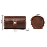 Maxbell Watch Roll Travel Case Watch Rolls Box Organizer for Man Storage Home Coffee Small