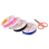 Maxbell Polymer Clay Beads Elastic Strings Jump Rings for DIY Bracelets Beading