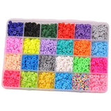 Maxbell Polymer Clay Beads Elastic Strings Jump Rings for DIY Bracelets Beading