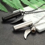 Cremation Jewelry Ashes Jar Key Chain Urn Pendant for Friends Family Women