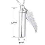 Cremation Jewelry Ashes Jar Key Chain Urn Pendant for Friends Family Women