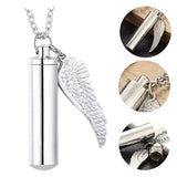 Cremation Jewelry Ashes Jar Key Chain Urn Pendant for Friends Family Women