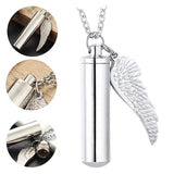 Cremation Jewelry Ashes Jar Key Chain Urn Pendant for Friends Family Women