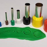 40Pcs DIY Polymer Clay Cutters Round Cut Mold for Jewelry Sugar Sculpture