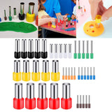 40Pcs DIY Polymer Clay Cutters Round Cut Mold for Jewelry Sugar Sculpture