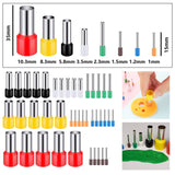 40Pcs DIY Polymer Clay Cutters Round Cut Mold for Jewelry Sugar Sculpture