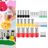 40Pcs DIY Polymer Clay Cutters Round Cut Mold for Jewelry Sugar Sculpture