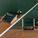 Maxbell Jewelry Display Stand 3 Layers with Base for Hair Band Earring Women Girl