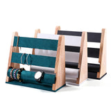 Maxbell Jewelry Display Stand 3 Layers with Base for Hair Band Earring Women Girl