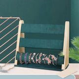 Maxbell Jewelry Display Stand 3 Layers with Base for Hair Band Earring Women Girl