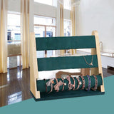 Maxbell Jewelry Display Stand 3 Layers with Base for Hair Band Earring Women Girl