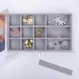 Maxbell 75 Grids Earring Storage Organizer Display Case for Necklace Women Girls