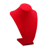 Maxbell 2xDurable Necklace Display Bust Jewelry Organizer for Salon Exhibitions Choker High