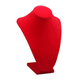 Maxbell 2xDurable Necklace Display Bust Jewelry Organizer for Salon Exhibitions Choker High