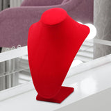 Maxbell 2xDurable Necklace Display Bust Jewelry Organizer for Salon Exhibitions Choker High