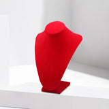 Maxbell 2xDurable Necklace Display Bust Jewelry Organizer for Salon Exhibitions Choker High