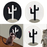 Durable Claw Scratching Board Pet Wall Sticker Kitten Thicken wall Black - Aladdin Shoppers