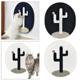 Durable Claw Scratching Board Pet Wall Sticker Kitten Thicken wall Black - Aladdin Shoppers