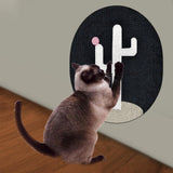 Durable Claw Scratching Board Pet Wall Sticker Kitten Thicken wall Black - Aladdin Shoppers