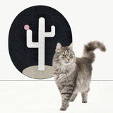 Durable Claw Scratching Board Pet Wall Sticker Kitten Thicken wall Black - Aladdin Shoppers