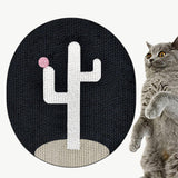 Durable Claw Scratching Board Pet Wall Sticker Kitten Thicken wall Black - Aladdin Shoppers