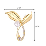 Maxbell 5xBrooch Pin Elegant Lightweight Collar Pin Lapel Pin for Scarf Clothing Shirt