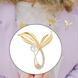Maxbell 5xBrooch Pin Elegant Lightweight Collar Pin Lapel Pin for Scarf Clothing Shirt