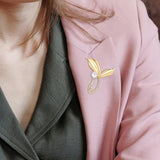 Maxbell 5xBrooch Pin Elegant Lightweight Collar Pin Lapel Pin for Scarf Clothing Shirt