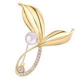 Maxbell 5xBrooch Pin Elegant Lightweight Collar Pin Lapel Pin for Scarf Clothing Shirt